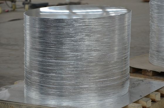 Fertigen Sie silberne flache runde Metallaluminiumscheiben für Aluminiumdose besonders an