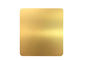 Goldene Farbe bürstete anodisierte Aluminium-Platten 5052 für errichtende Dekoration